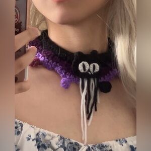 Crochet necklace 2 colors, $29 each